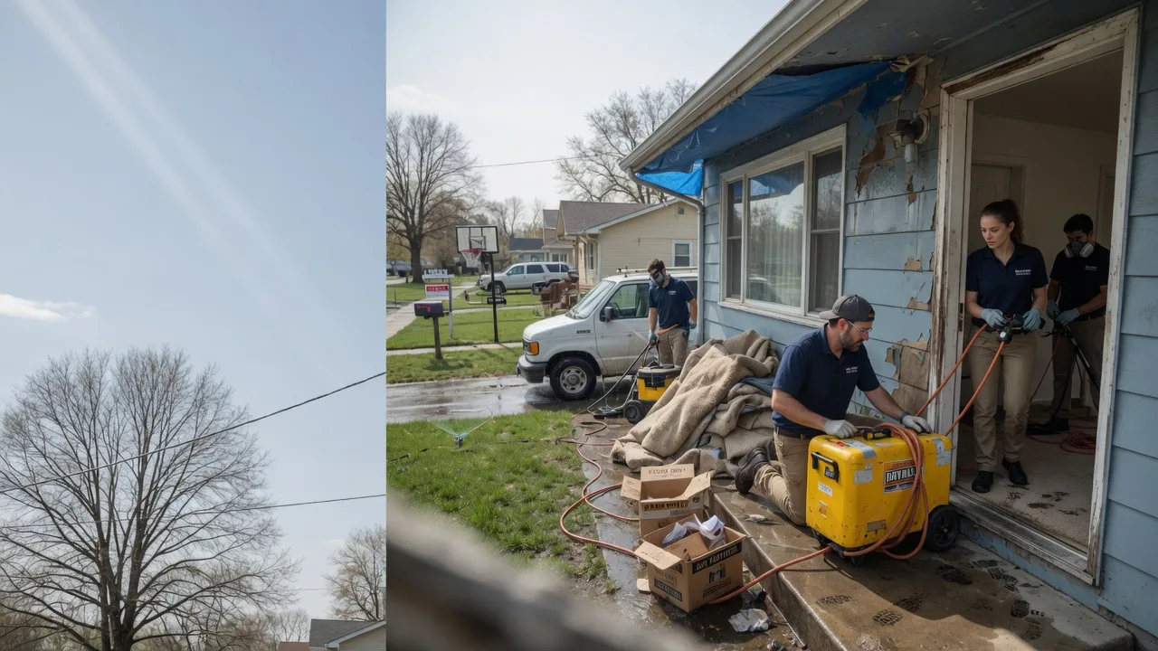 Basement Flood Cleanup in Beckemeyer, IL near me